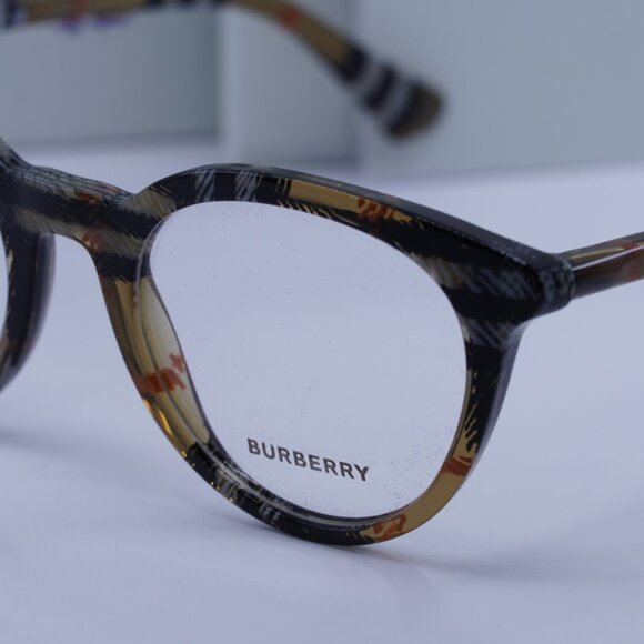 Burberry BE2429 4163 Cat Eye Eyeglasses 50mm – Check Sand - Picture 2 of 11